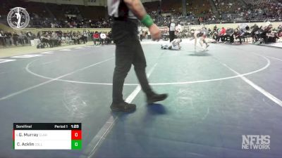 5A-126 lbs Semifinal - Gunner Murray, CLAREMORE vs Canon Acklin, COLLINSVILLE