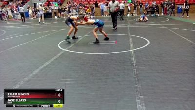 80 lbs Quarterfinal - Jase Elsass, DWA vs Tyler Bowen, Wadsworth