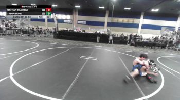 126 lbs Consi Of 32 #2 - Nathan Ramirez, San Dimas HS vs Tripp Saire, Oso Way WC