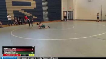 68 lbs Round 1 - Kendall Cass, Gold Rush Wrestling vs Finn Bertram, Panther Wrestling Club