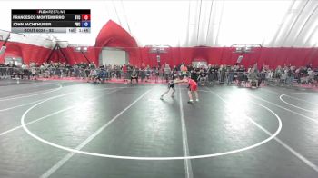 92 lbs Champ. Round 1 - Francesco Montemurro, B.A.M. Training Center vs John Jachthuber, Princeton Wrestling Club
