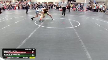 115 lbs Quarterfinal - Makoto Lattin, Bethesda Chevy Chase Youth Wresting vs Ramon Rodriguez, Headhunters