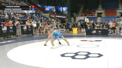 138 lbs Cons. Sub-quarters - Hudson Morris, Alaska vs Dominic Rodriguez, Florida