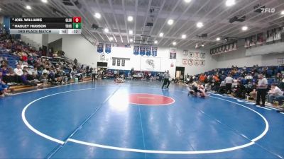 190 lbs 3rd Place Match - Joel Williams, Glenrock vs Hadley Hudson, Thunder Basin High School
