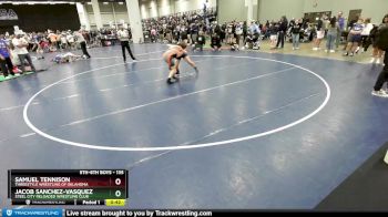 135 lbs Semifinal - Samuel Tennison, Threestyle Wrestling Of Oklahoma vs Jacob Sanchez-Vasquez, Steel City Reloaded Wrestling Club