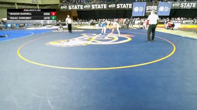 Boys 1A 175 lbs 1st Place Match - Isaac Chromey, La Center vs Mason Darvell, Castle Rock