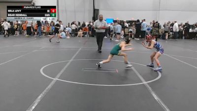 48 lbs Semis (4 Team) - Mila Levy, West Essex vs Bear Kendall, Broad Axe WA Green