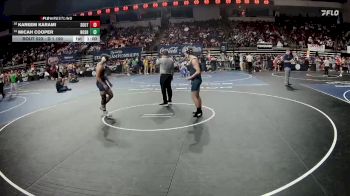 D 1 190 lbs Cons. Round 2 - Micah Cooper, Northshore vs Kareem Karami, Southside