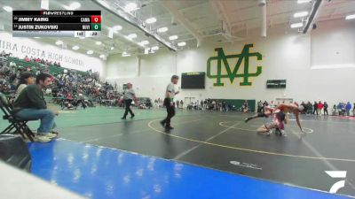120 lbs Cons. Round 2 - Justin Zukovski, Simi Valley vs Jimmy Kaing, Wilson/Long Beach