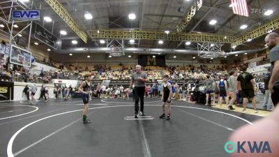 64 lbs Rr Rnd 3 - Braxton Richardson, Tecumseh Youth Wrestling vs Stetson Topping, Smith Wrestling Academy