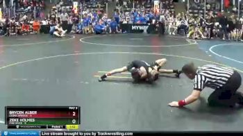 60 lbs Round 2 (4 Team) - Brycen Alber, Cedar Springs vs Zeke Holmes, Pine River