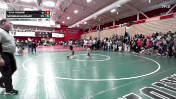 110 lbs Cons. Round 4 - Lyla Tillman, American vs Savannah Anguiano, Deer Valley