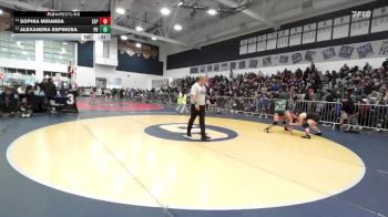 135 lbs Cons. Round 2 - Sophia Miranda, Esperanza vs Alexandra Espinosa, Palm Desert