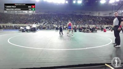 B5A-144 lbs Quarterfinal - Braxten Antuna, Elgin vs Aiden Polk, Durant