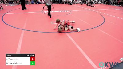 92 lbs Quarterfinal - Joe Woods, Morrison Takedown Club vs Hendrix Newcomb, Prodigy Wrestling