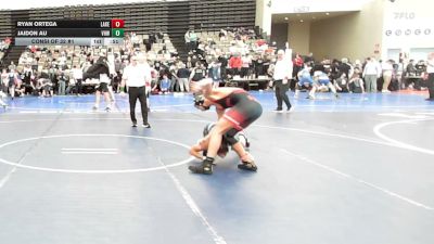 128-H lbs Consi Of 32 #1 - Ryan Ortega, Lakeland vs Jaidon AU, Vougar's Honors Wrestling