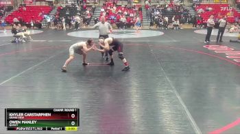 149 lbs Champ. Round 1 - Owen Manley, Quincy vs Khyler Carstarphen, Grand View