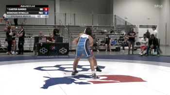 U15 GR - 75 lbs 5th Place Match - Carter Barrio, Valiant Wrestling Club vs Donovan Symalla, Pomona Wrestling Club Colorado