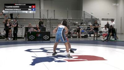 U15 GR - 75 lbs 5th Place Match - Carter Barrio, Valiant Wrestling Club vs Donovan Symalla, Pomona Wrestling Club Colorado