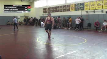 285 lbs Cons. Round 3 - Peyton Reiser, Sacramento City College vs Knolin Callender, College Of The Redwoods