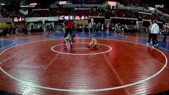 40 lbs 2nd Place Match - Decklyn Singleton, Miles City Wrestling Club vs Remi Weeks, Shepherd Girls