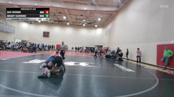 215 lbs Champ. Round 1 - Zac Woods, Brecksville B vs Grady Hawkins, West Holmes