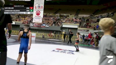 Bantam - 53 lbs Cons. Round 2 - Charlotte Lopez, Legacy Wrestling Center vs Jaxson Padilla