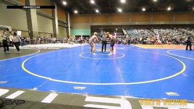 160 lbs Consi Of 16 #1 - Sebastian Hernandez, Tokay Wrestling Club vs Jasper SkunkCap, Burns Oregon