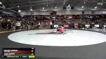 184 lbs Champ. Round 1 - Hayven Jenkins, Newberry vs Cole Dubois, Millersville