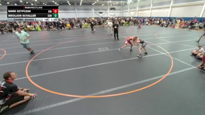 100 lbs Champ. Round 1 - Mark Szypczak, Unattached vs Nikolaus Schaller, Unattached