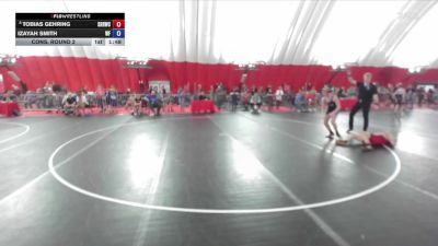 132 lbs Cons. Round 2 - Tobias Gehring, Slinger Red Rhinos Wrestling Club vs Izayah Smith, Wrestling Factory