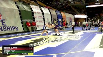 150 Class 2 lbs Cons. Round 1 - Cooper Elifrits, Harrisonville vs Carter Pyatt, Potosi