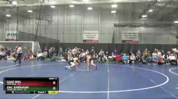 135 lbs Round 2 (4 Team) - Eric Barragan, Tennessee White vs Gage Ries, Iowa Blue