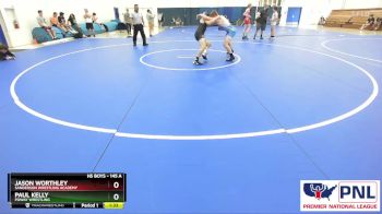 145 A Round 4 - Paul Kelly, Poway Wrestling vs Jason Worthley, Sanderson Wrestling Academy