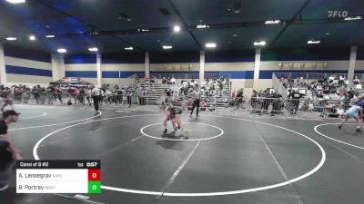 94 lbs Consi Of 8 #2 - Audrey Lensegrav, Askeo International Mat Club vs Briella Portrey, Northwest Elite