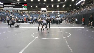 125 lbs Champ. Round 1 - Aaron Gomez, Avila vs Giovanni Broling, Waldorf (Iowa)