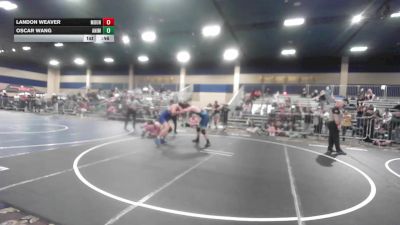 190 lbs Consi Of 16 #2 - Landon Weaver, Mountain Lion WC vs Oscar Wang, Animal House