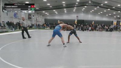 157 lbs Cons. Rd Of 16 - Aiden Mincey, Simley - MN Elite vs Cooper Kirkham, Victory