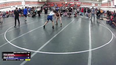 130 lbs Round 1 - Myia Hofaker, Minden Wrestling Club vs Millie Jensen, Nebraska Wrestling Academy