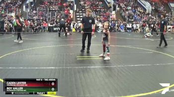 43 lbs 1st Place Match - Caden Lester, Vicksburg Bulldog WC vs Roy Haller, Plymouth Canton WC