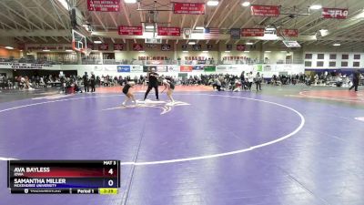 110 lbs Quarterfinal - Samantha Miller, McKendree University vs Ava Bayless, Iowa