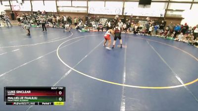 130+ 3rd Place Match - Luke Sinclear, Uintah vs Maluelue Faaliliu, Team Pride Academy