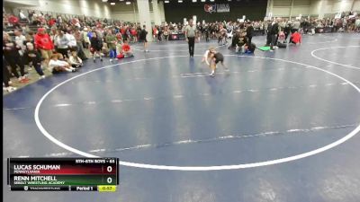 63 lbs Cons. Round 1 - Lucas Schuman, Pennsylvania vs Renn Mitchell, Sebolt Wrestling Academy