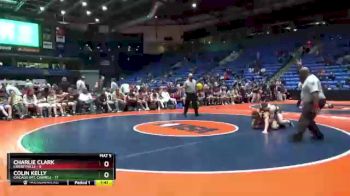 160 lbs Quarterfinals (8 Team) - Colin Kelly, Chicago (Mt. Carmel) vs Charlie Clark, Libertyville