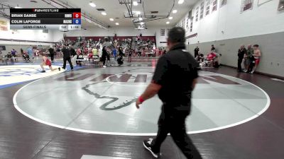 115 lbs Semifinal - Brian Danbe, Red Nose Wrestling School vs Colin LaForge, Mat Assassins
