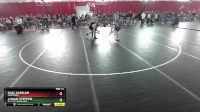 132 lbs Champ. Round 1 - Alec Duncan, Wisconsin vs Logan Steffen, RT Elite Wrestling