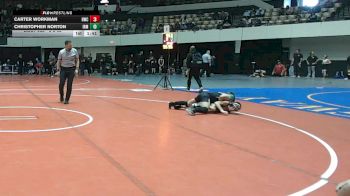 6-8 95 Cons. Round 2 - Carter Workman, Hickory Wrestling Club vs Christopher Norton, Indian River Middle