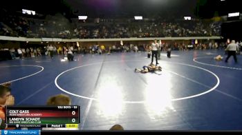 53 lbs Semifinal - Colt Gass, Moen Wrestling Academy vs Landyn Schadt, Big Game Wrestling Club