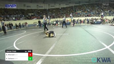 46 lbs Quarterfinal - Azayla Mitchell, El Reno Wrestling Club vs Audalie Deloera, Tuttle Wrestling