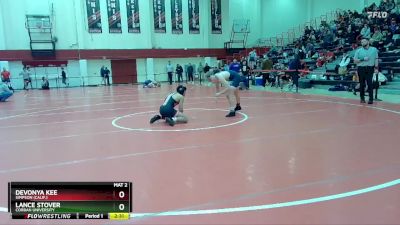 157 lbs Quarterfinal - Lance Stover, Corban University vs Devonya Kee, Simpson (Calif.)